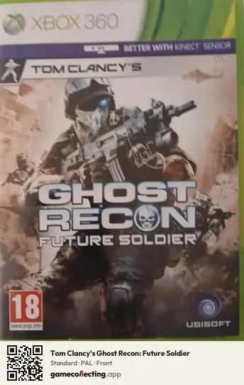 Tom Clancy's Ghost Recon: Future Soldier Xbox 360, PAL box front