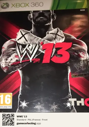WWE '13 Xbox 360, France box front
