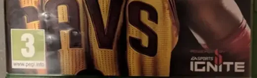 NBA Live 14, the PEGI square on its front