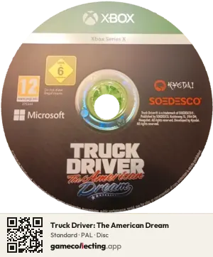 Truck Driver: The American Dream Xbox Series X, PAL disc