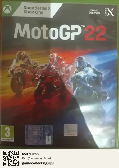 MotoGP 22 Xbox Series X, Germany box front
