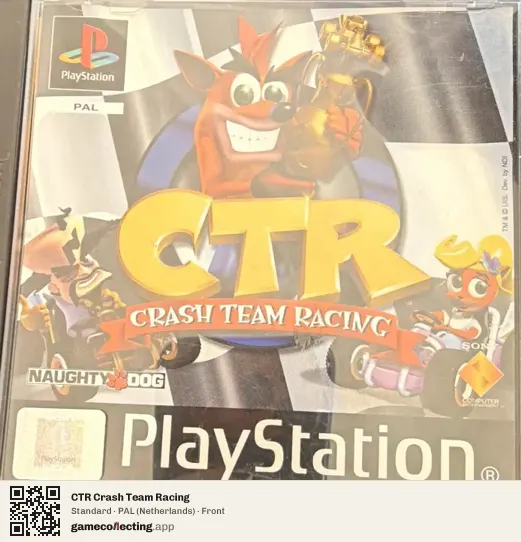 CTR Crash Team Racing PlayStation, Netherlands box front
