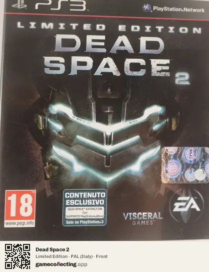 Dead Space 2 PlayStation 3, Italy box front
