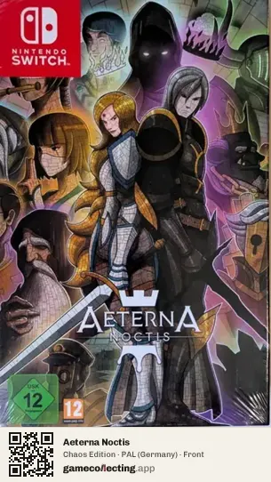 Aeterna Noctis Nintendo Switch, Germany box front