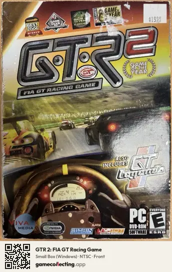 GTR 2: FIA GT Racing Game Computer, NTSC box front