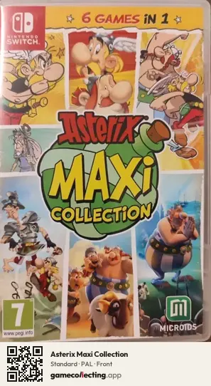 Asterix Maxi Collection Nintendo Switch, PAL box front