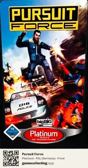 Pursuit Force PlayStation Portable, Germany box front