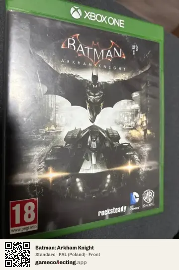 Batman: Arkham Knight Xbox One, Poland box front