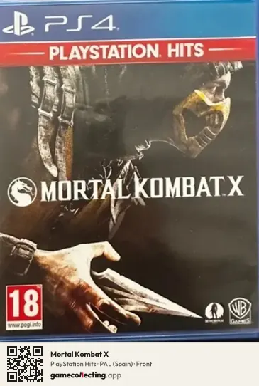 Mortal Kombat X PlayStation 4, Spain box front