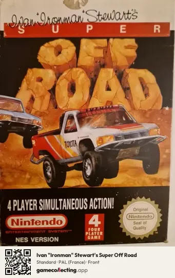 Ivan "Ironman" Stewart's Super Off Road Nintendo Entertainment System, France box front