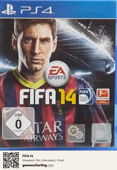 FIFA 14 PlayStation 4, Germany box front