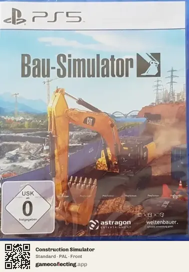Construction Simulator PlayStation 5, PAL box front