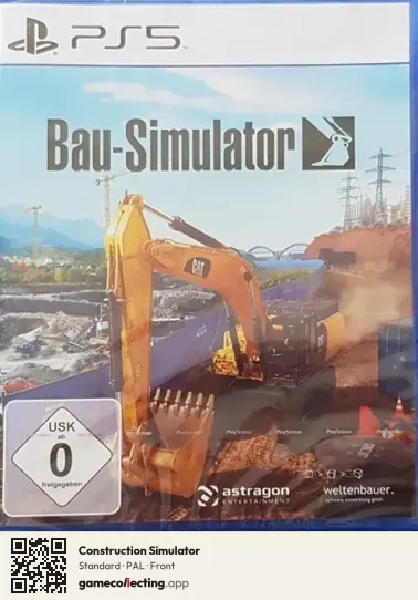Construction Simulator PlayStation 5, PAL box front