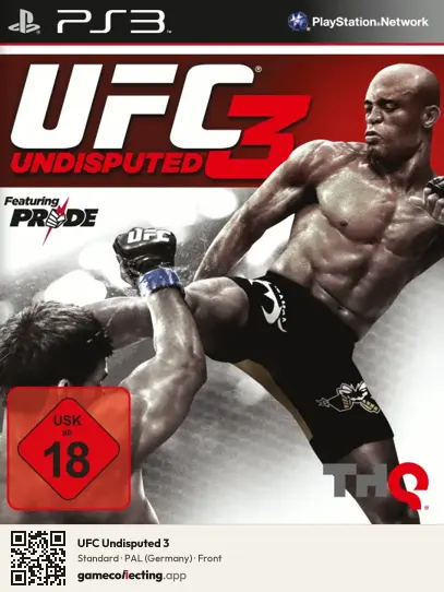 UFC Undisputed 3 PlayStation 3, Germany box front