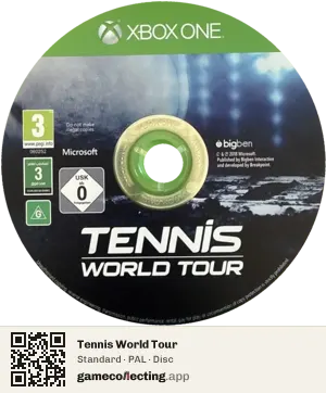 Tennis World Tour Xbox One, PAL disc