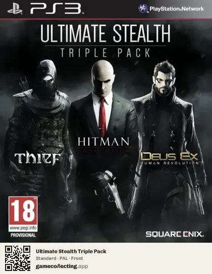 Ultimate Stealth Triple Pack PlayStation 3, PAL box front