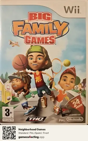 Neighborhood Games Nintendo Wii, Spain box front