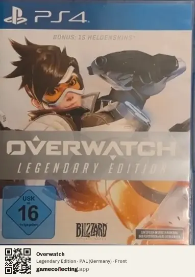 Overwatch PlayStation 4, Germany box front