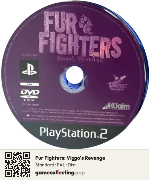 Fur Fighters: Viggo's Revenge PlayStation 2, PAL disc