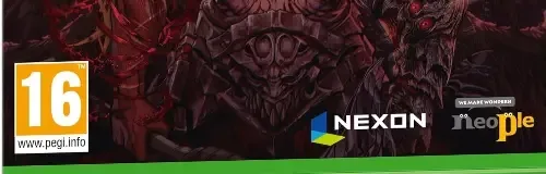 The First Berserker: Khazan, the PEGI square on its front