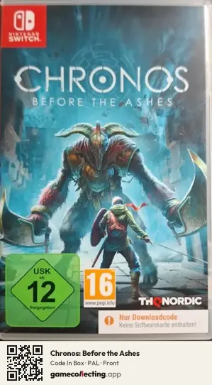Chronos: Before the Ashes Nintendo Switch, PAL box front