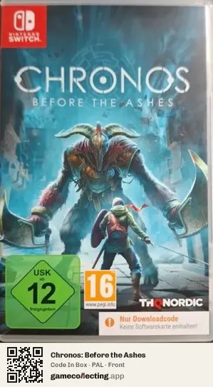 Chronos: Before the Ashes Nintendo Switch, PAL box front