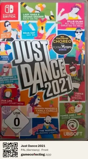 Just Dance 2021 Nintendo Switch, Germany box front