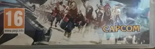 Sengoku Basara: Samurai Heroes, the PEGI square on its front