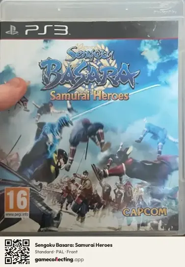 Sengoku Basara: Samurai Heroes PlayStation 3, PAL box front