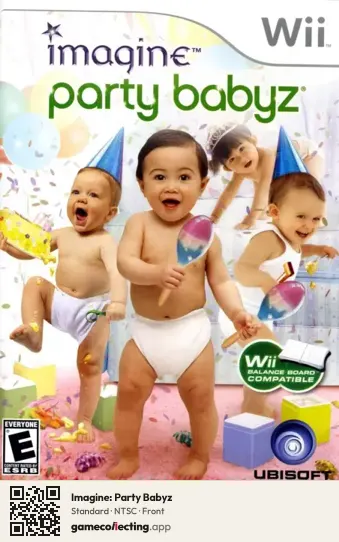 Imagine: Party Babyz Nintendo Wii, NTSC box front