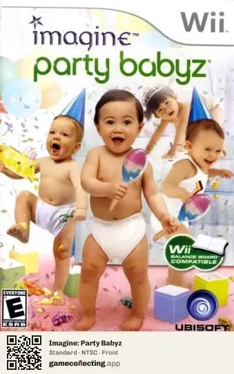 Imagine: Party Babyz Nintendo Wii, NTSC box front