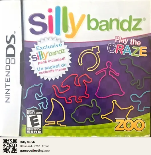 Silly Bandz Nintendo DS, NTSC box front