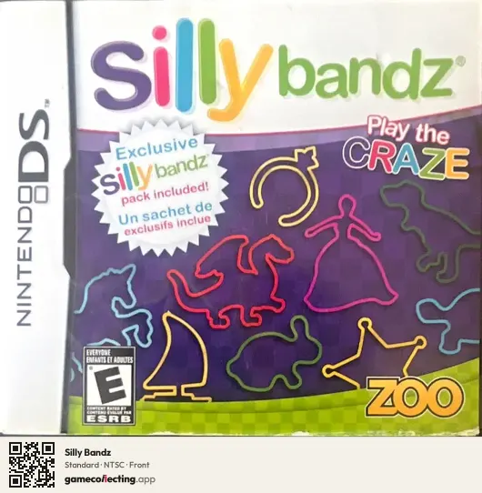 Silly Bandz Nintendo DS, NTSC box front