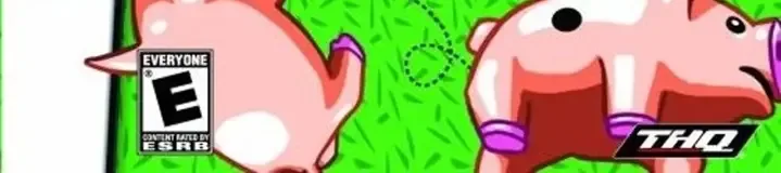 Pass the Pigs: Let the Good Swines Roll!, the ESRB box on its front