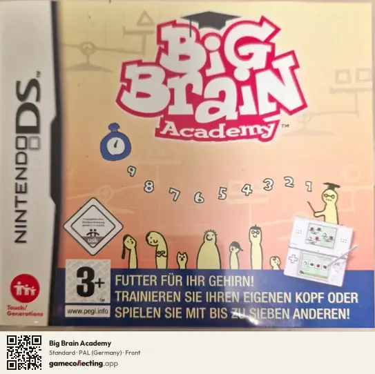 Big Brain Academy Nintendo DS, Germany box front