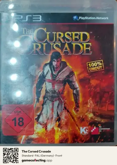 The Cursed Crusade PlayStation 3, Germany box front