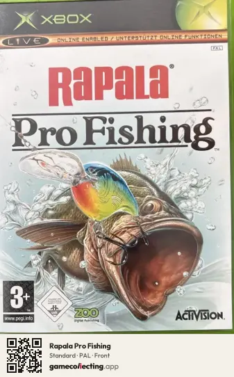 Rapala Pro Fishing Xbox, PAL box front