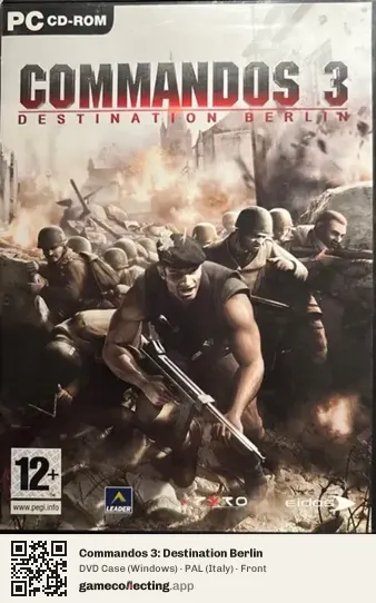 Commandos 3: Destination Berlin Computer, Italy box front