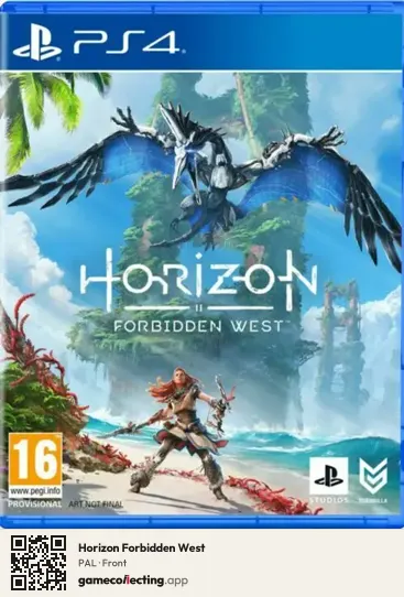 Horizon Forbidden West PlayStation 4, PAL box front