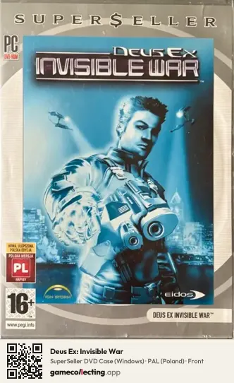 Deus Ex: Invisible War Computer, Poland box front
