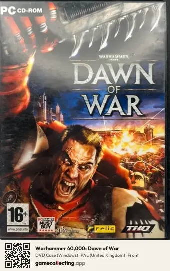 Warhammer 40,000: Dawn of War Computer, United Kingdom box front