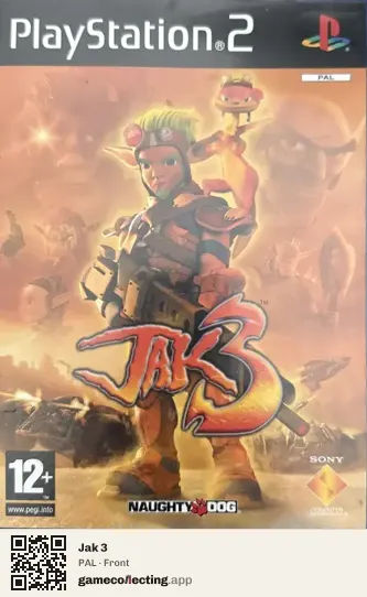 Jak 3 PlayStation 2, PAL box front