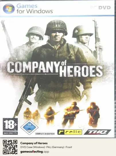 Company of Heroes Computer, Germany box front