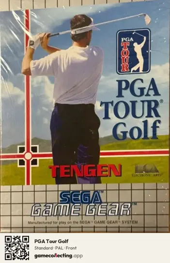 PGA Tour Golf Sega Game Gear, PAL box front