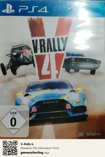 V-Rally 4 PlayStation 4, Germany box front
