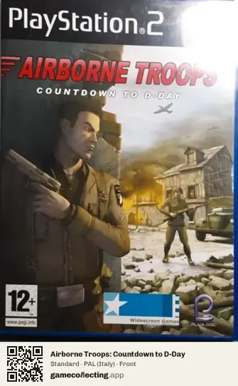 Airborne Troops: Countdown to D-Day PlayStation 2, Italy box front