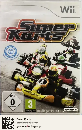 Super Karts Nintendo Wii, PAL box front