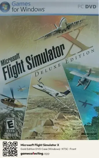 Microsoft Flight Simulator X Computer, NTSC box front