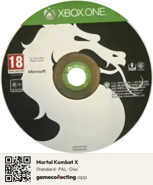 Mortal Kombat X Xbox One, PAL disc