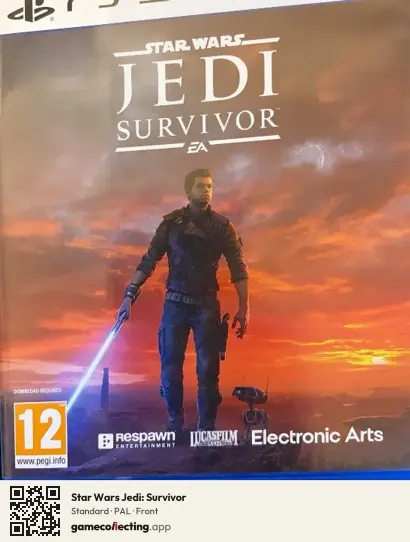 Star Wars Jedi: Survivor PlayStation 5, PAL box front